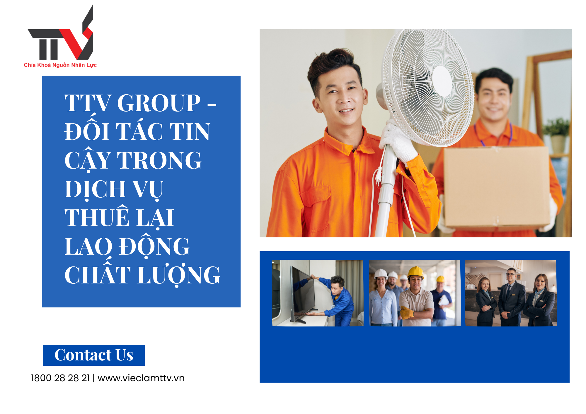 TTV Group - Đối tác tin cậy trong dịch vụ Thuê lại Lao động chất lượng tại Hồ Chí Minh, Bình Dương và Đồng Nai